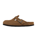 Birkenstock Boston Soft Footbed Sandal 'Dark Tea'