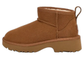 UGG Classic Ultra Mini New Heights Boot Chestnut (Kids)