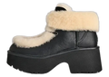 UGG Esmee Leather Lace Up Boot Black