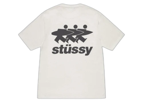 Stussy Surfwalk Pigment Dyed Tee Natural