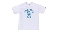BAPE ABC Camo College (SS25) Tee White/Blue