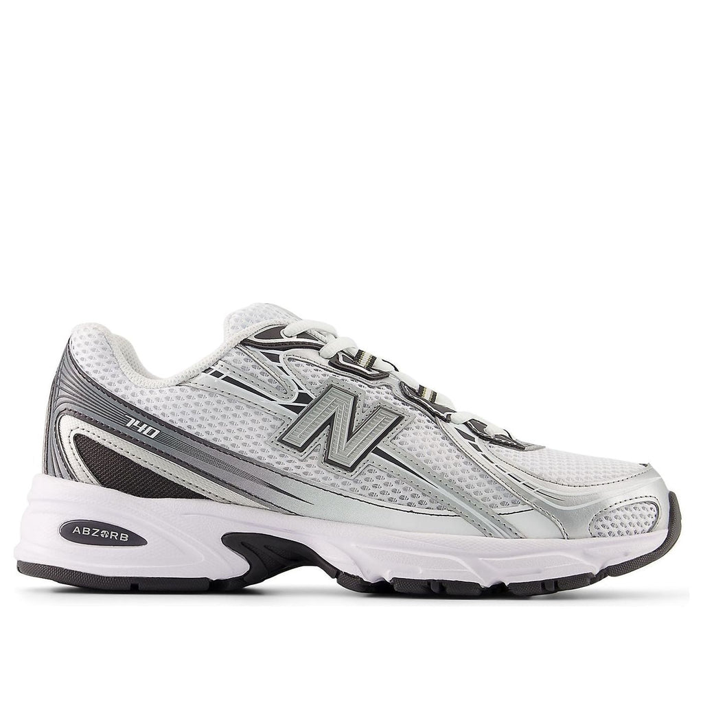 New Balance 740 White Metallic Silver Black