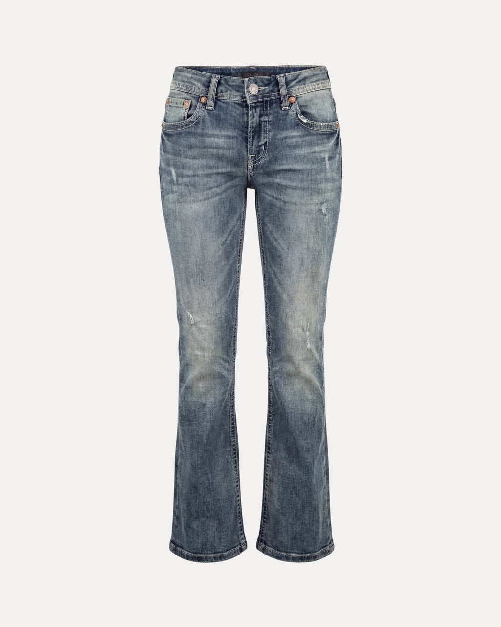 Embroidered Bootcut Jeans