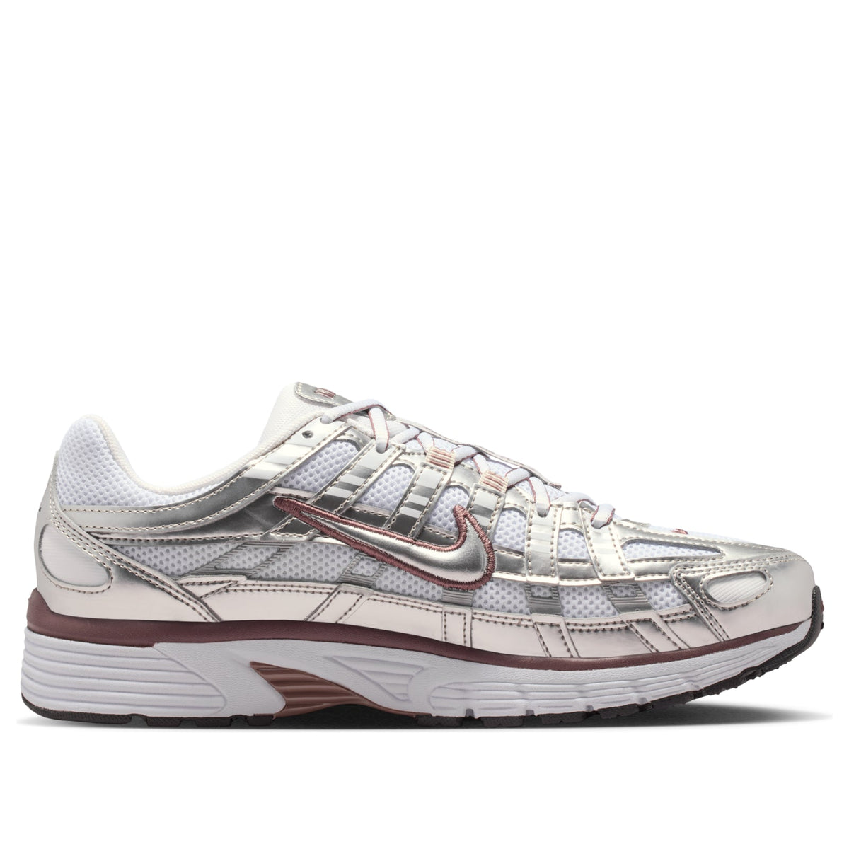 Nike P-6000 White Metallic Silver Tattoo