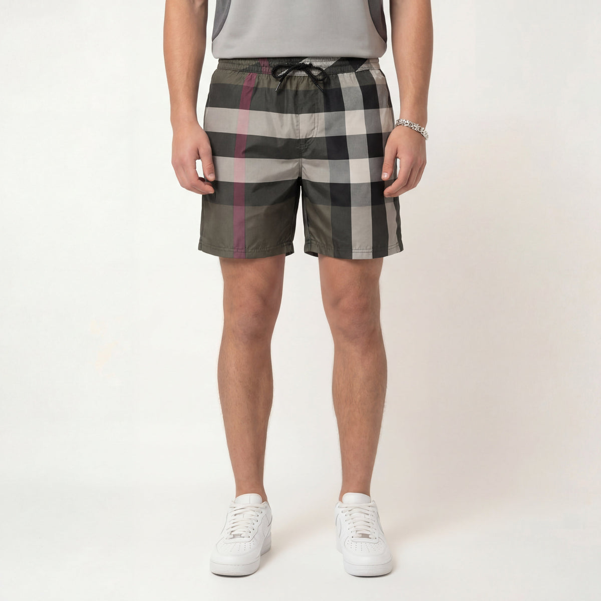 CHEQUERED - SHORTS DARK