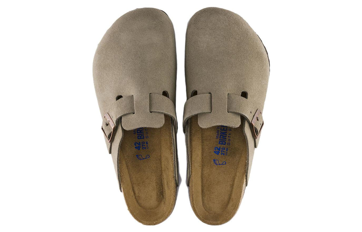 Birkenstock Wmns Boston Soft Footbed 'Taupe'