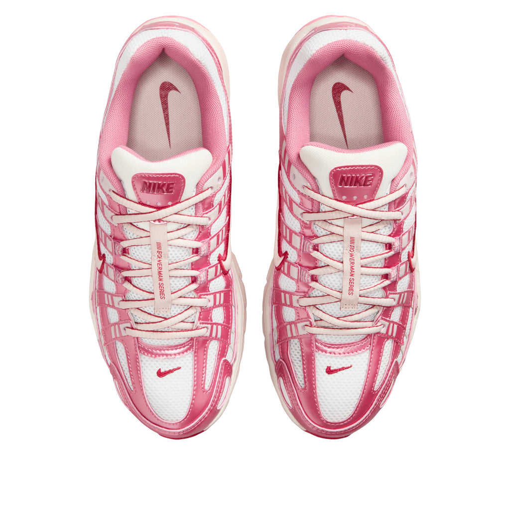 Nike P-6000 White Silt Red Peony