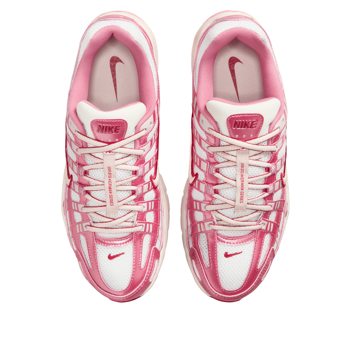 Nike P-6000 White Silt Red Peony