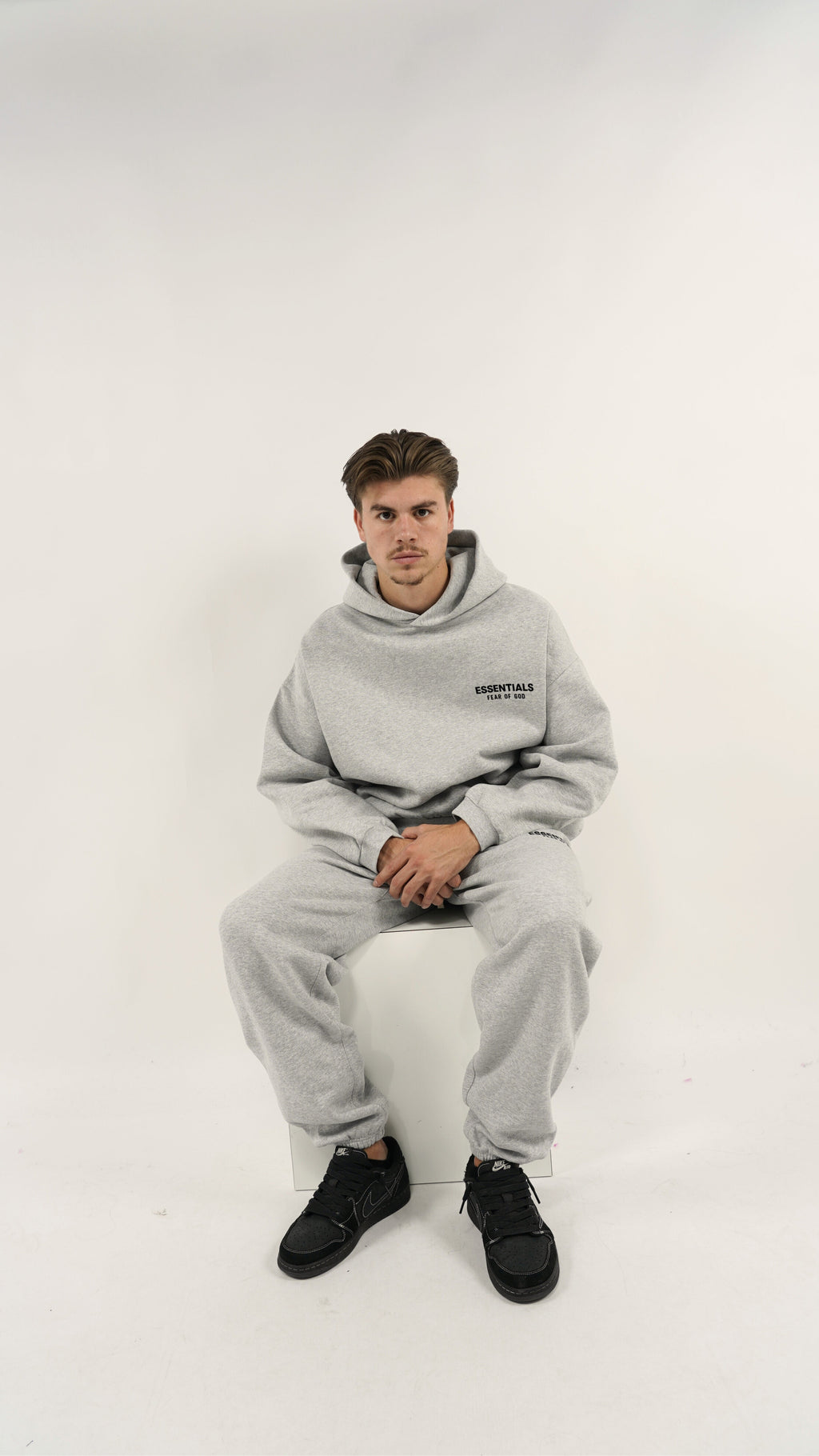 Fear of God Essentials FW24 Light Heather Full set