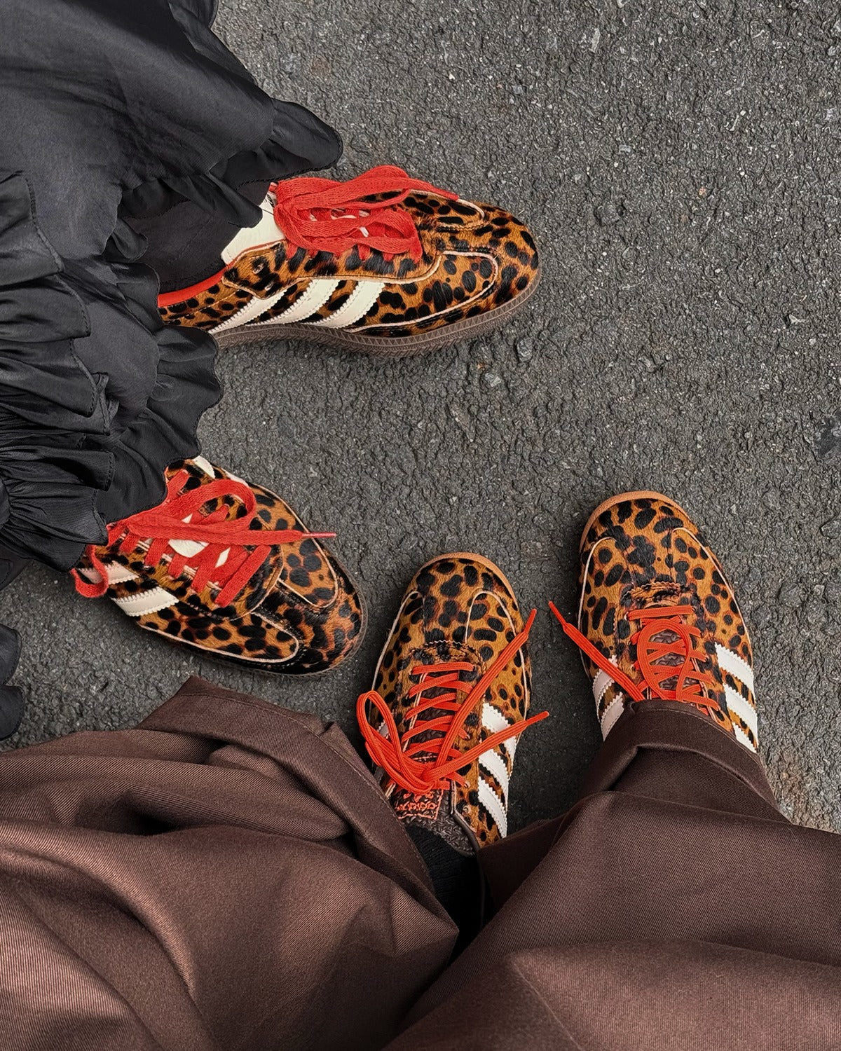 Adidas Women's Sneakers Samba OG Preloved Red Leopard