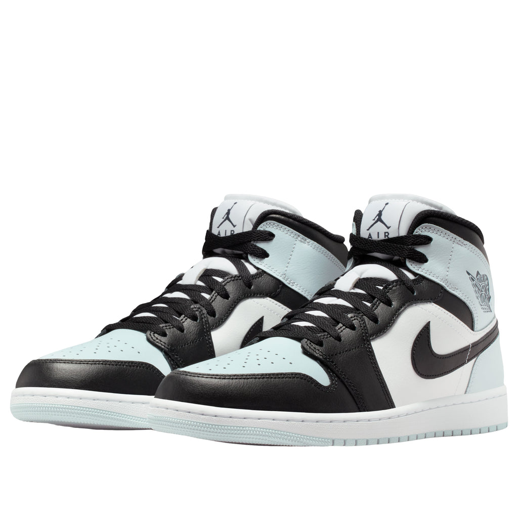 Jordan 1 Mid Black Aura Squadron Blue