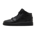 Jordan 1 Mid Triple Black (GS)