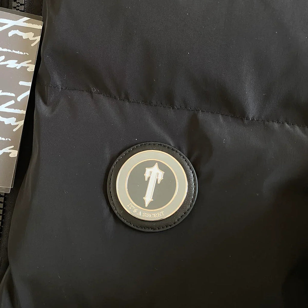 TS Irongate Detachable Hooded Puffer Jacket - (BLACK)