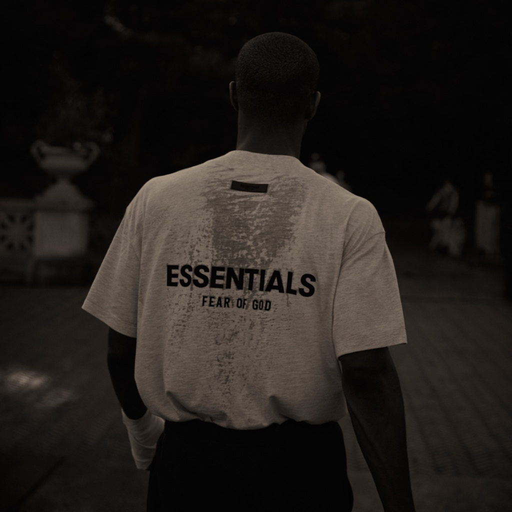 Fear of God Essentials Light Oatmeal Shorts