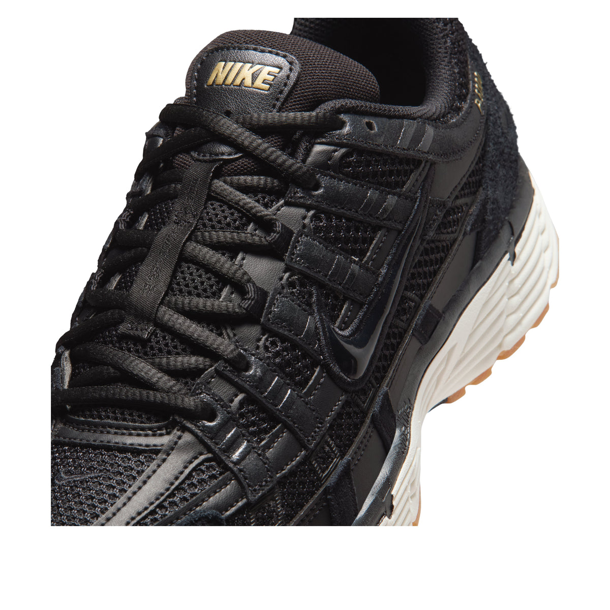 Nike P-6000 SE Black Metallic Gold Gum