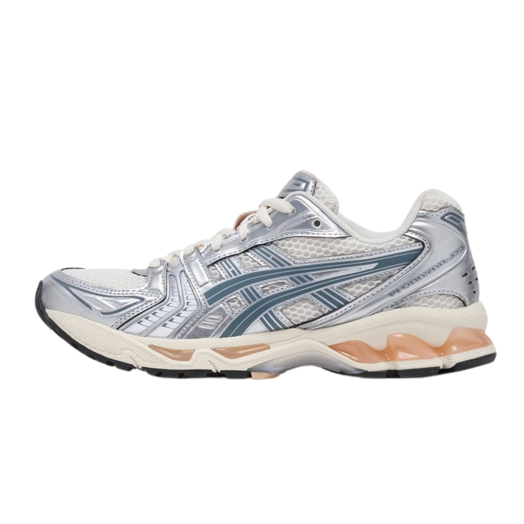 ASICS Gel-Kayano 14 Birch Pure Silver Teal Gold