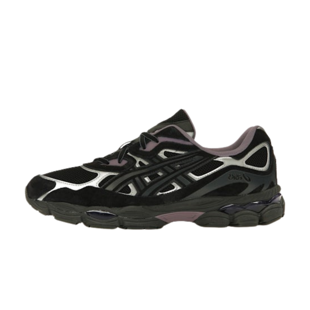 ASICS Gel-NYC Black Purple Graphite Grey