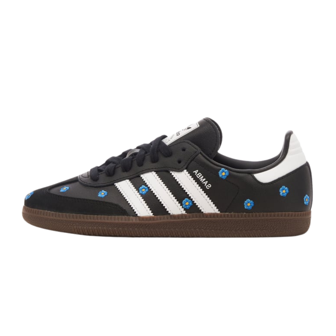 Adidas Samba Light Blue Floral Core Black