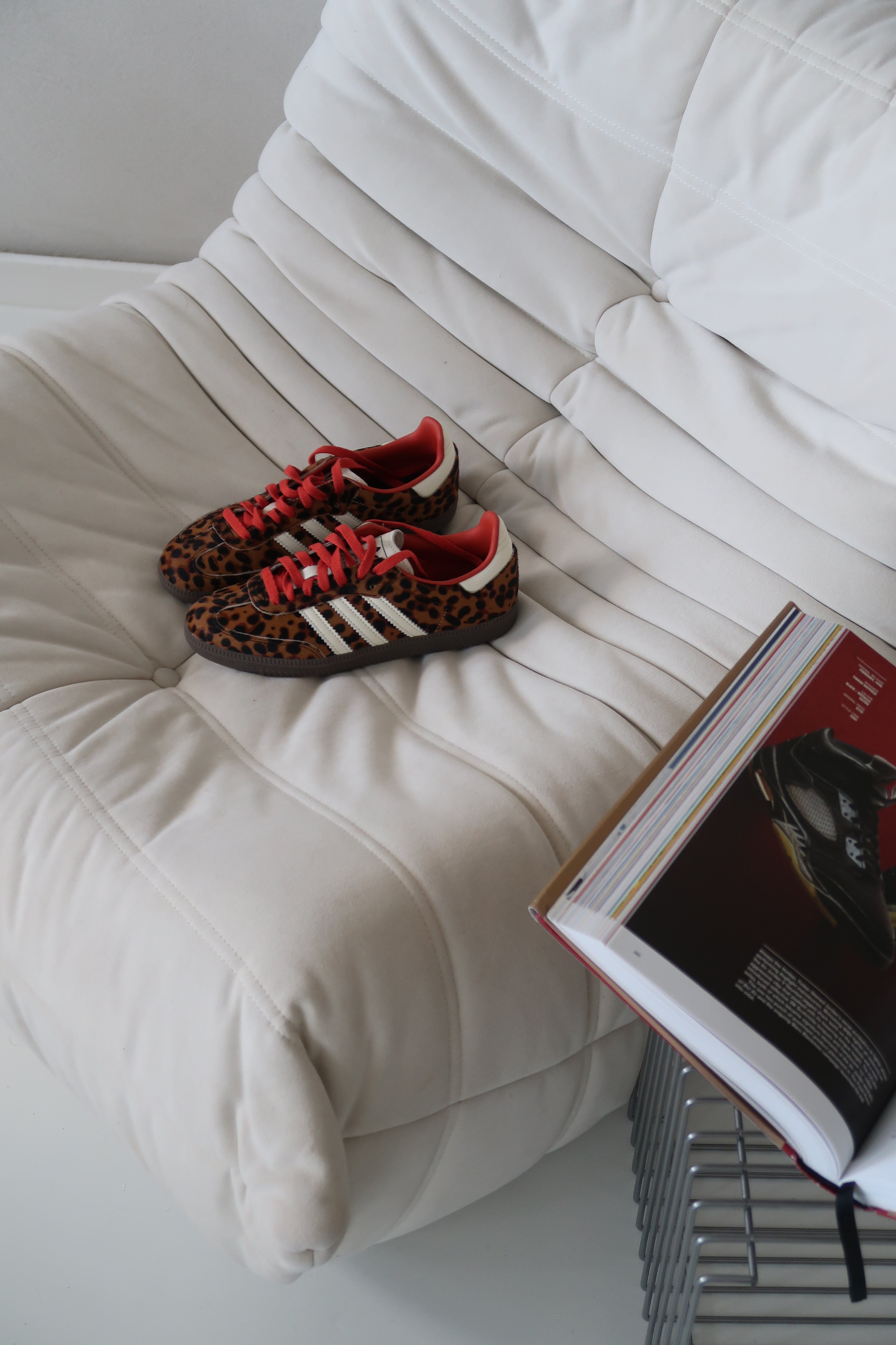 Adidas Women's Sneakers Samba OG Preloved Red Leopard