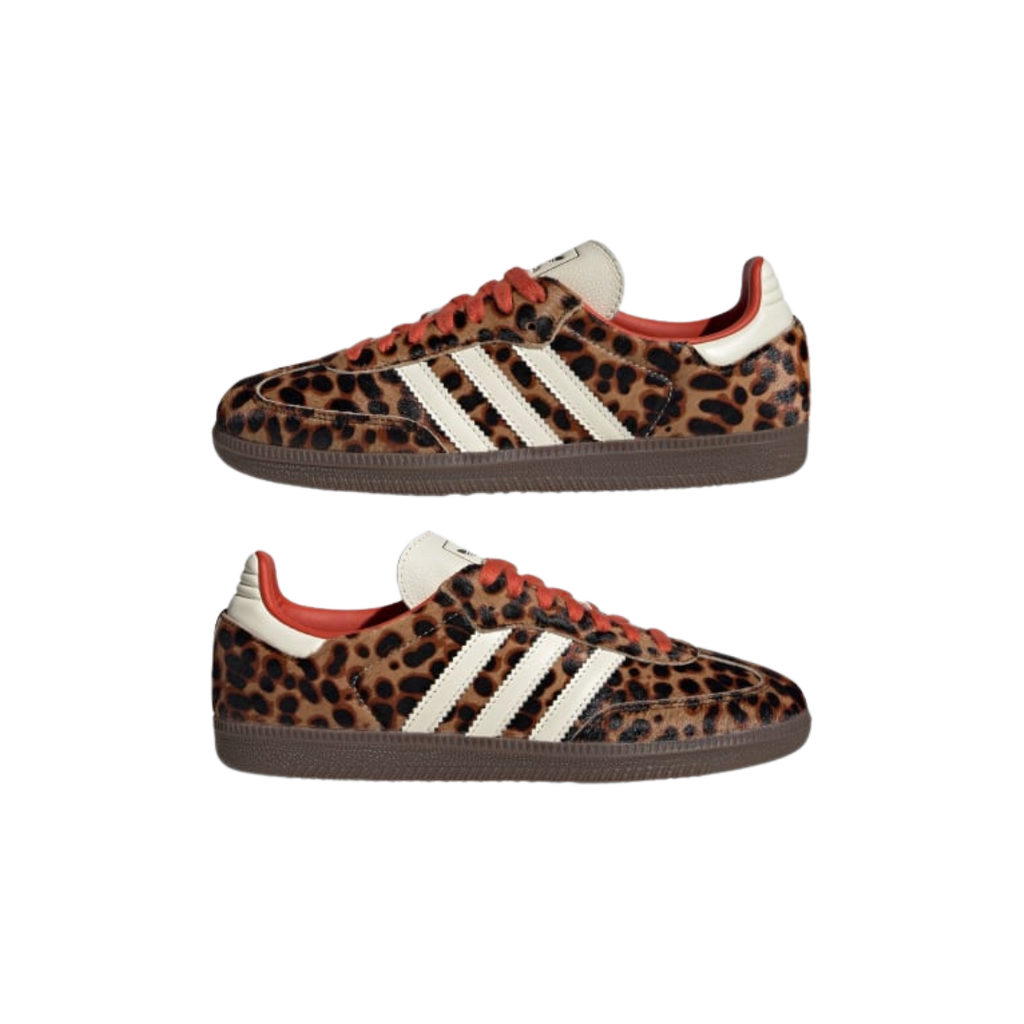 Adidas Women's Sneakers Samba OG Preloved Red Leopard