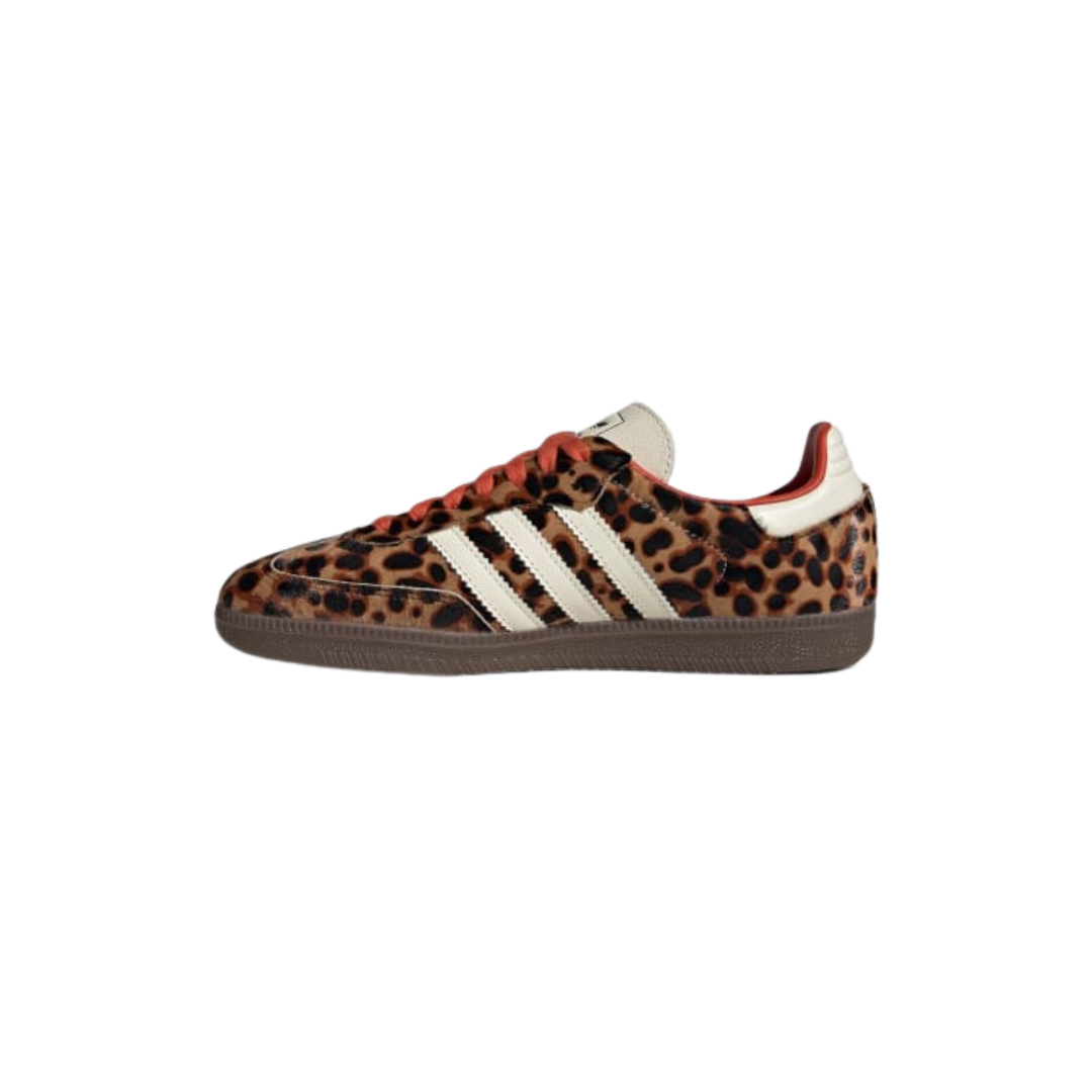 Adidas Women's Sneakers Samba OG Preloved Red Leopard