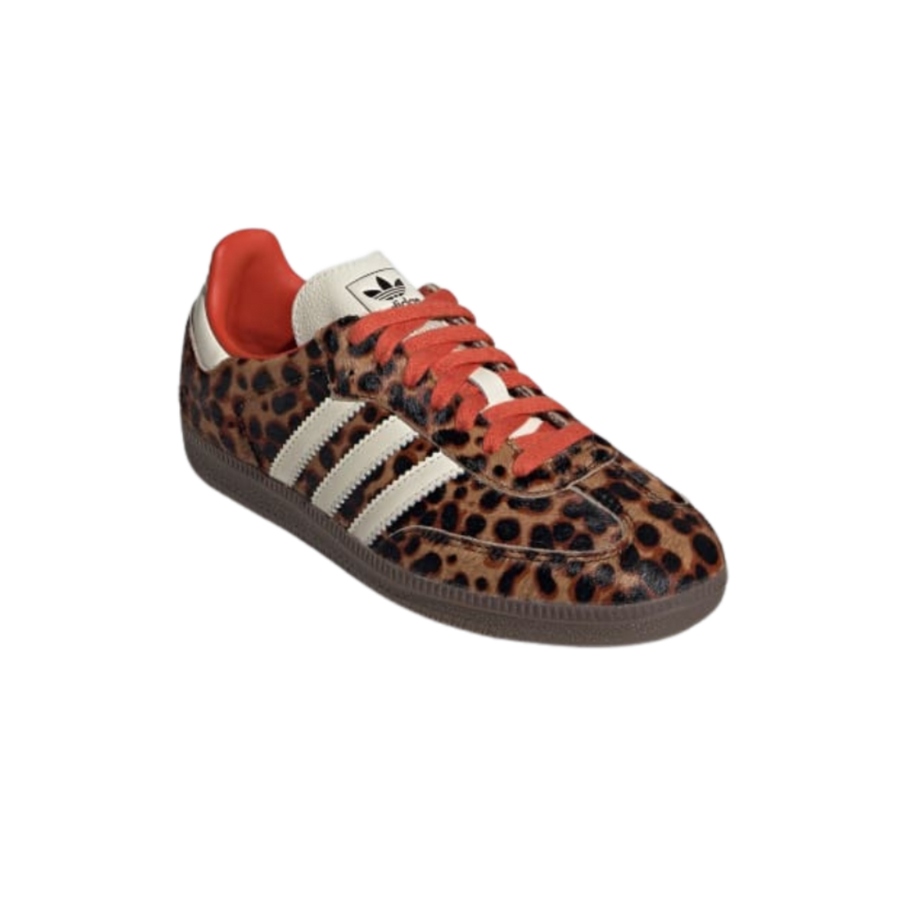 Adidas Women's Sneakers Samba OG Preloved Red Leopard