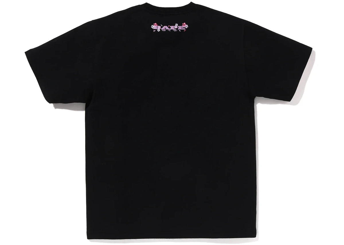 BAPE Sakura Photo Ape Head Tee (SS23) Black