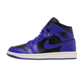 Jordan 1 Mid Purple Black