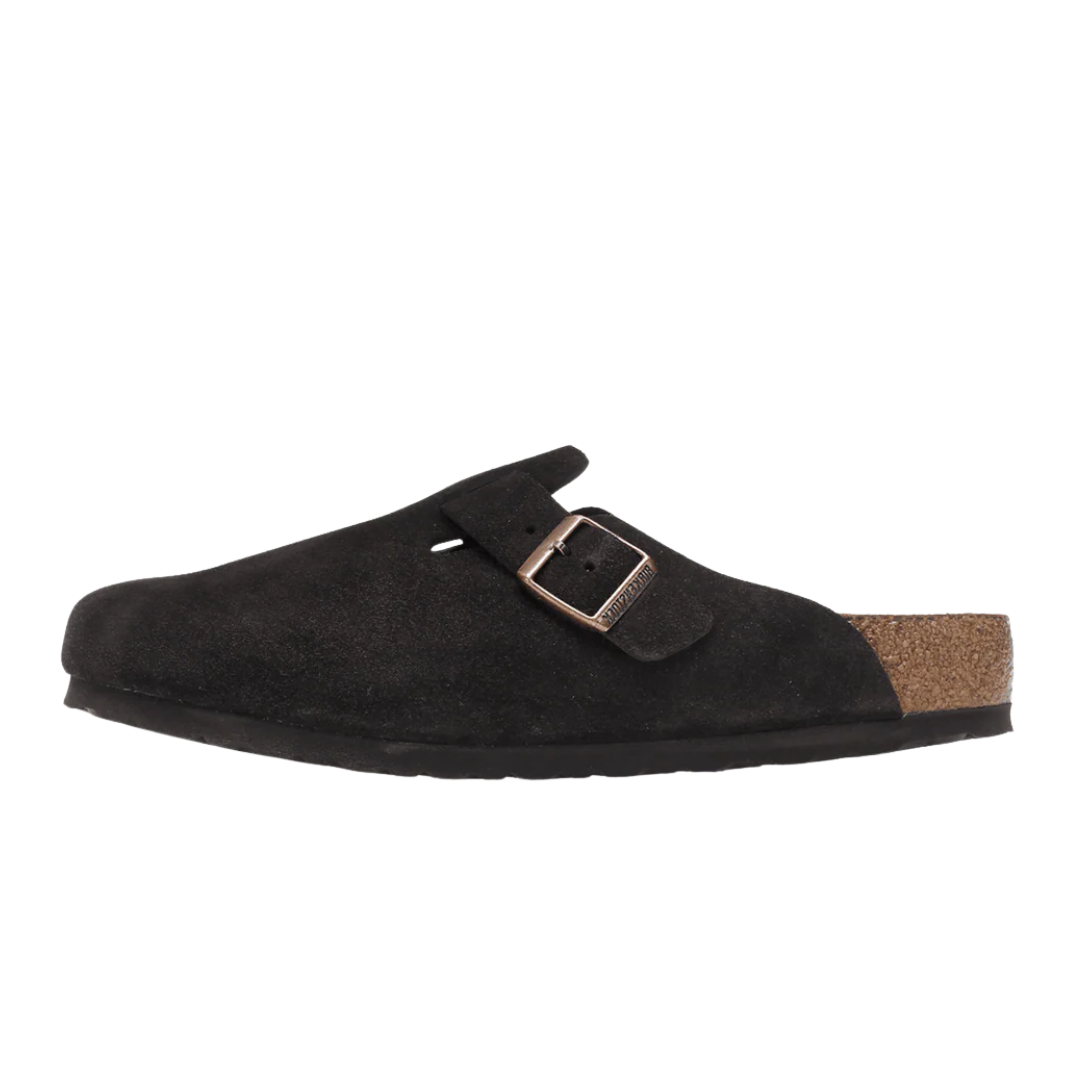 Birkenstock Boston Soft Footbed Suede Mocha