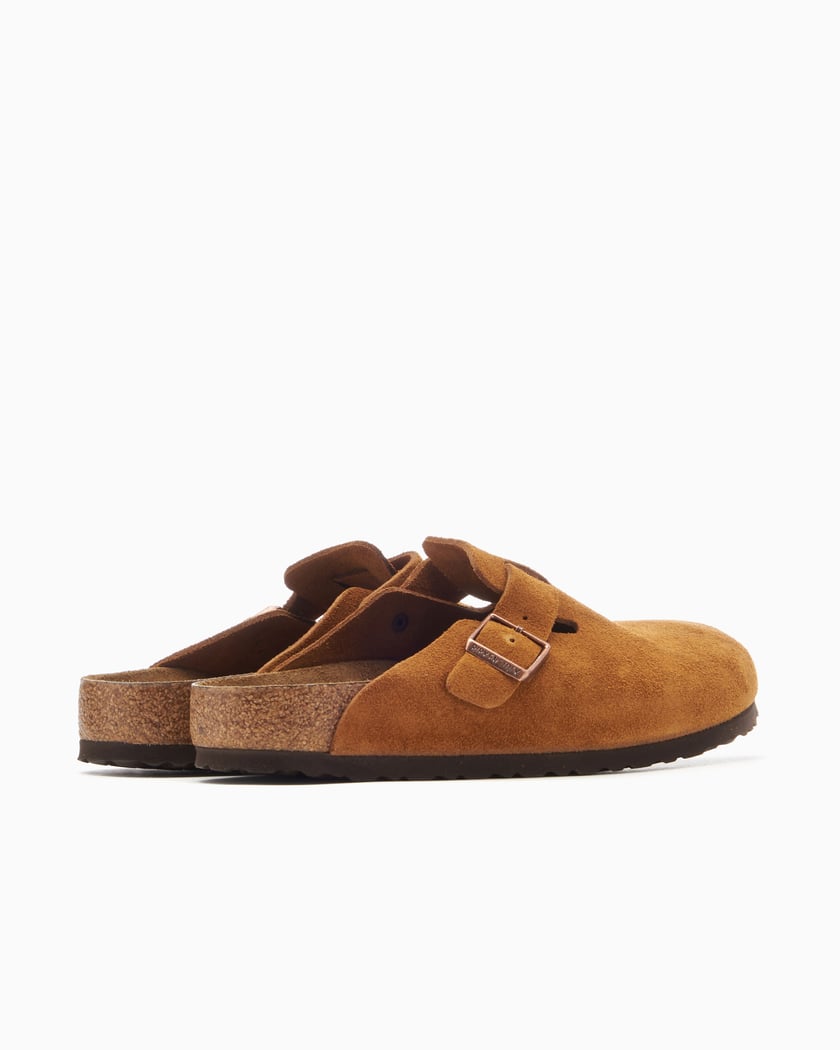 Birkenstock Boston Soft Footbed Suede Mink