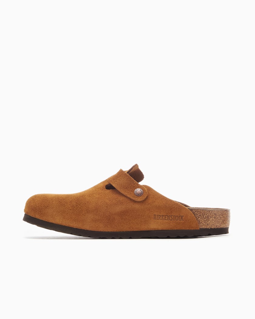 Birkenstock Boston Soft Footbed Suede Mink