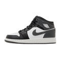 Jordan 1 Mid Black White Iron Grey (GS)