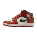 Jordan 1 Mid Redstone Midnight Green (GS)