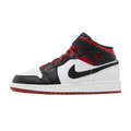 Jordan 1 Mid Gym Red Black Toe (GS)