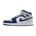 Air Jordan 1 Mid GS 'Smoke Grey Obsidian'