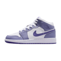 Jordan 1 Mid Dusty Amethyst White Court Purple (GS)