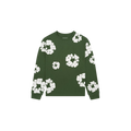 Denim Tears Long Sleeve Cotton Wreath T-shirt Green