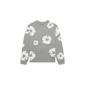 Denim Tears Long Sleeve Cotton Wreath T-shirt Grey