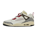 Jordan Spizike Low Sail Anthracite Coconut Milk Varsity Red