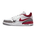 Jordan Legacy 312 Low White Cement Gym Red