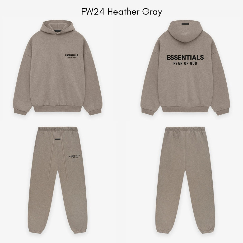 Fear of God Essentials FW24 Heather Grey Full set