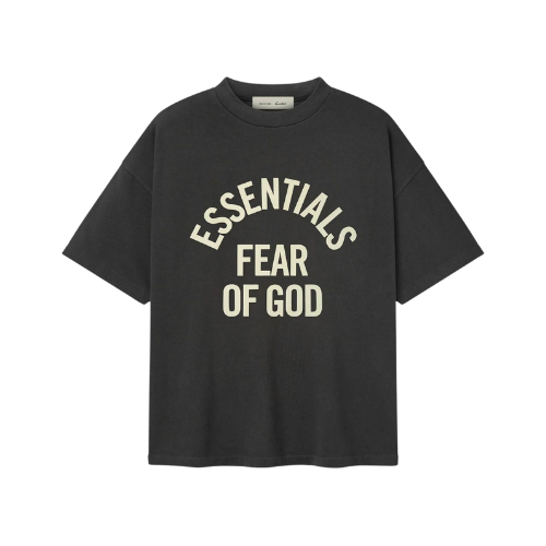 Fear of God Essentials Campus 90's Faded Black T-shirt