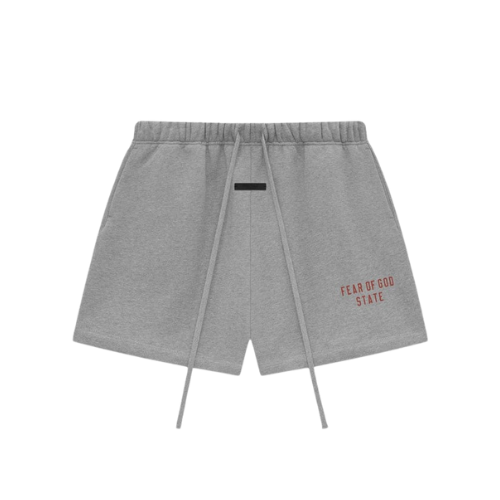 Fear of God Essentials FW24 Dark Heather Korte Broek