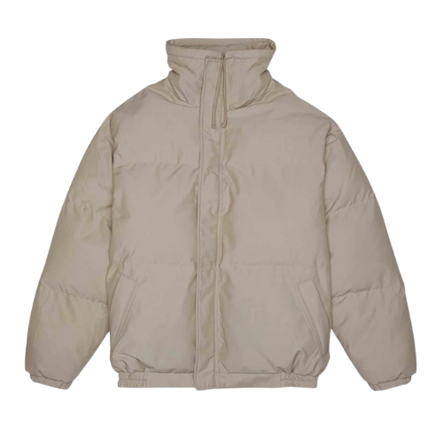 Fear of God Essentials FW20 Puffer Jacket Taupe