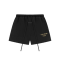 Fear of God Essentials FW24 Black Yellow Korte Broek