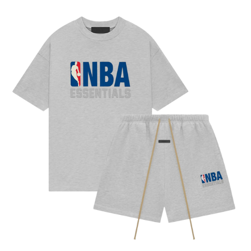Fear of God Essentials NBA Light Heather Summer Set