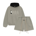 Fear of God Essentials NBA Warm Heather Hoodie + NBA Warm Heather Korte Broek