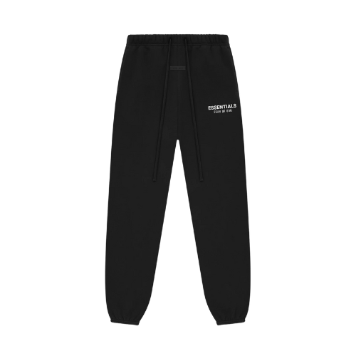 Fear of God Essentials SS25 Jet Black Lange Broek