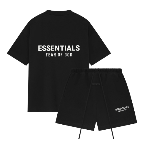 Fear of God Essentials SS25 Jet Black Summer Set
