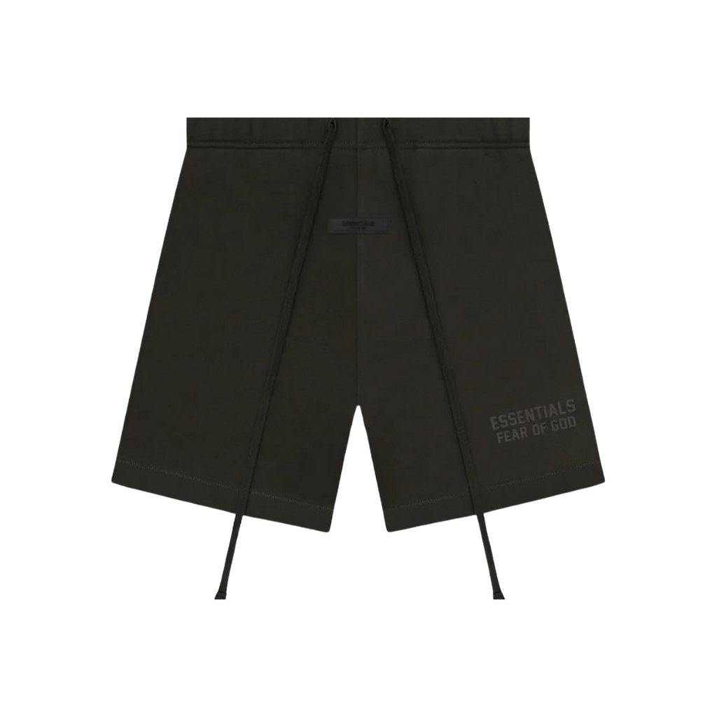 Fear of God Essentials Off Black Shorts